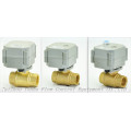 2 Way 1-1/4′′ Motorized Brass Ball Valve Electric Water Valve with Manual (T32-B2-B)